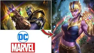 Marvel & DC Superhero Characters Gender Swap Version | DC & MARVEL