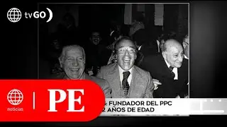Falleci&oacute; el fundador del PPC, Luis Bedoya | Primera Edici&oacute;n
