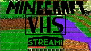 Minecraft Java (VHS) streamed through a 1998 Panasonic Omnimovie PV-750 Camcorder