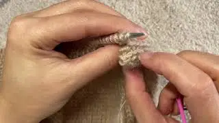 Chiết sang sợi 1:1, sew bind off 1:1, chiết sang sợi cho khăn, chiết  sang sợi đường thẳng