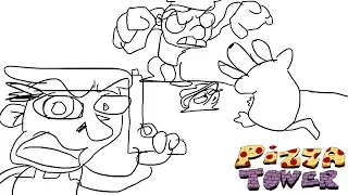 Peppino Spaghetti Vs. The Vigilante | Pizza Tower: Floor Two + All Treasures and Secrets