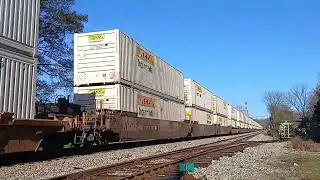 BNSF 770 leads I181 on the CSX Lineville Subdivision 12/20/25