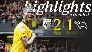 Watford 2-1 Derby County | Extended Highlights 🎞️
