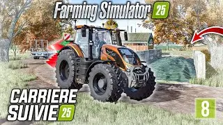 MAIS QUE FAIT CE VALTRA S4 SUR LA FERME..? 😍 Carrière suivie FS25 #8