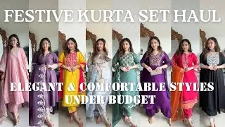 ✨ Affordable Festive Kurta Sets for Navratri & Dussehra | Elegant & Must-Have Outfits 2025 💫
