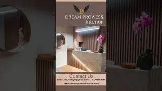 Office Deck or Reception Counter#dreamprowessinterior #officefurniture #officedeck #receptioncounter