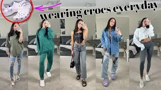Wearing CROCS for a week! (styling 101;)