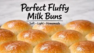 Fluffy Milk Buns  Recipe That Melt in Your Mouth 🍞👍✅