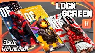 🔥CUSTOMIZE YOUR LOCK SCREEN WITH DEPTH EFFECT WITH KLCK FOR ANDROID CELL PHONE