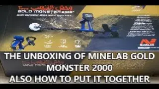&ldquo;Minelab Gold Monster 2000 Unboxing & First Assembly &ndash; New Gold-Prospecting Power!&rdquo;