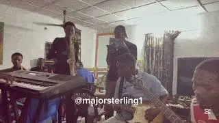 Having a fun time rehearsing and playing folk music of Fela Kuti Water no get enemy&Beast of nation🎷