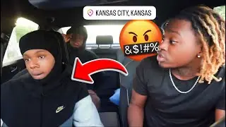 I Caught Kansas City Drill Rappers Lackin In They Opps Hood😳.. Ft. Lul Syn & Ganger Ju