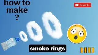 एक बोतल से बनाये smoke rings// How make to smoke rings at your home