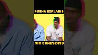 PUSHA DISSED JIM JONES! #shorts #virashorts  #hiphop #rap #podcast #interview #rapper