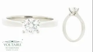 Round Cut Solitaire Engagement Ring - ER1548