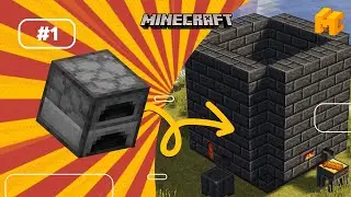 Bunaqa katta pechni ANIQ ko'rmagansiz! Lp. O'ZBEKCHA MINECRAFT #1
