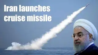 Iran launches cruise missile from submarine during drill