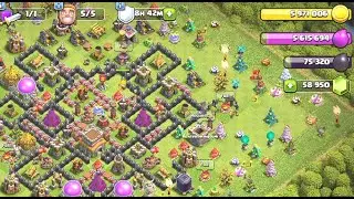 So Close To 60000 Gems In Town Hall 08 #clashofclans #townhall8 #gems