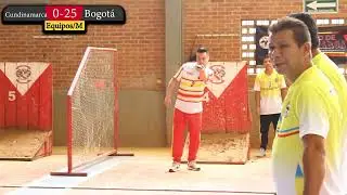 CAMPEONATO NACIONAL DE TEJO CATEGORÍA MAYORES LXII MASCULINO. Bogotá vs Cundinamarca (Final Equipos)
