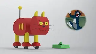 DIY the REAL Mechano Robot Cat from Tom and Jerry! //preview