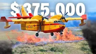 The Incredible Canadair CL-215 Water Bomber Firefighter Airplane