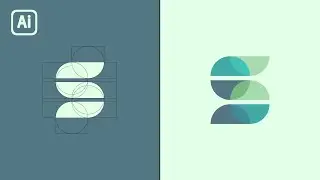 How to Design a Logo with Circular Grid - S Letter Logo Design Illustrator
