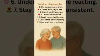 💞 7 Wise Relationship Lessons ❤️ Choose Peace, Listen More, Love Deeply | Motivation | Life Advice
