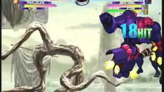 MvC2: Khaos Sentinel 90% Sequence (Unblockable)