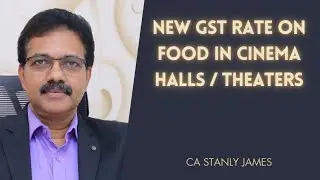 New GST rates on food in cinema halls / theaters