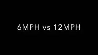 6MPH vs 12MPH Running Pace