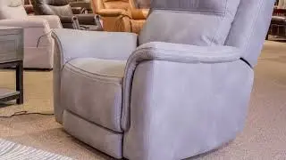 Next Gen Durapella Power Recliner With Adjustable Headrest In Slate