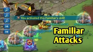 How to use Familiar Attack skills | Lords Mobile