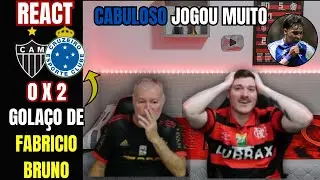 REACT ATLÉTICO MG 0 X 2 CRUZEIRO CABULOSO JOGOU MUITO - COPA DO BRASIL 2025
