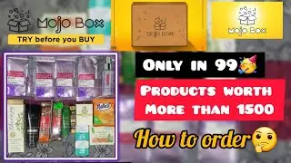 mojo box 📦 unboxing n review🤩|mojo box how to order|coupon code #mojobox
