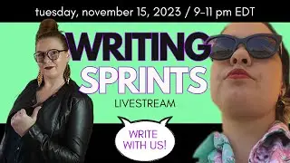 Writing Productivity Sprints // How to Write a Book Sequel LIVE! // Authortube