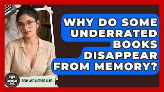 Why Do Some Underrated Books Disappear From Memory? - Book and Author Club