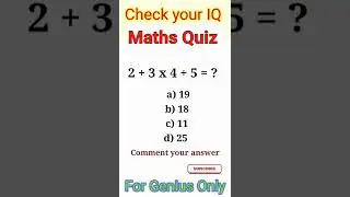 Genius IQ Test Maths Puzzles  Tricky Riddles Maths Game  Paheliyan with Answers Tricky Paheli #viral