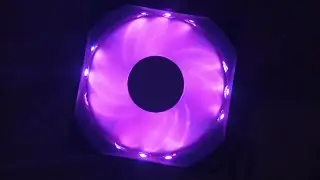 COMO FAZER um cooler RGB caseiro | cooler com led | fan RGB
