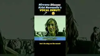 #kristnovoselic Makes His VOCAL DEBUT 😂 #nirvana #shorts