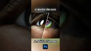 Colorize the eyes like PRO #rf #photoshop #tutorial