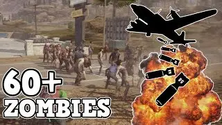 CALLING AN AIRSTRIKE ON 60 PLUS ZOMBIES HORDE! STATE OF DECAY 2