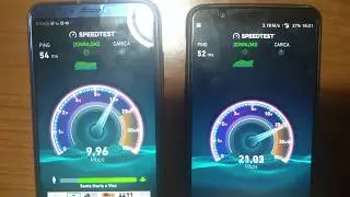 4G Speed Test indoor - Honor V10 VS Oneplus 5T (3ITA) - 07/2/2018