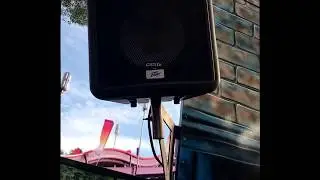 La county fair Haunted mansion area music and sounds live audio