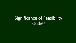 Project Management - Significance of Feasibility Studies