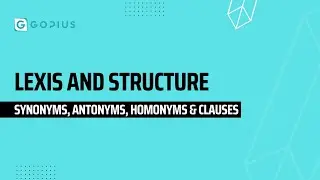 Lexis and Structure 1 (Synonyms, Antonyms, Homonyms and Clauses)