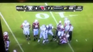 The Arizona cardinals don't have an offensive line