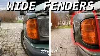 Широкие крылья для 190E // scrapeit.media