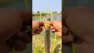Strong & Unique Rope Knot Method 👍 #knowledge #camping #usa #shorts