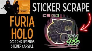 FURIA Holo 2020 RMR sticker scrape #csgo #cs2skins #cs2stickers