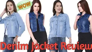 Amazon Denim Jacket Review | Amazon Denim Jacket Haul | Denim Jacket Unboxing amazon Online Shopping